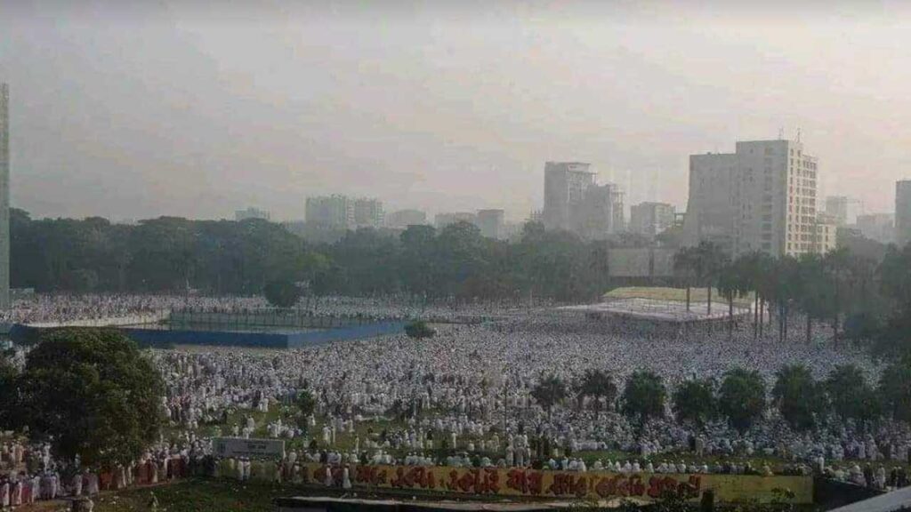 সোহরাওয়ার্দী উদ্যানে আলেম-ওলামাদের ঢল